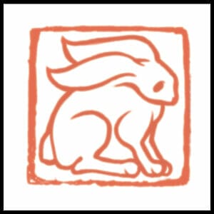 Zodiac Rabbit - Temporary Tattoo