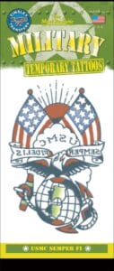 USMC Semper Fidelis - Temporary Tattoo