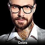 Neck Tattoo Cobra - Temporary Tattoo