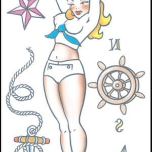 Sailor - Temporary Tattoo
