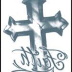 Faith Cross – Temporary Tattoo By Tinsley Transfers