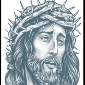 Jesus - Temporary Tattoo