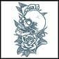 Skull Roses - Temporary Tattoo