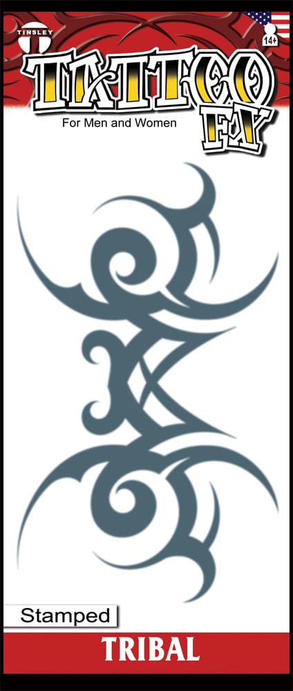 Tinsley Transfers Tribal Stamped - Temporary Tattoo Tribal Stamped - Temporary Tattoo