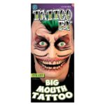 Big Mouth – Evil Grin – Temporary Tattoos