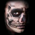 Face  – Skull Face – Temporary Tattoo