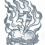 Prison – Heart – Temporary Tattoo